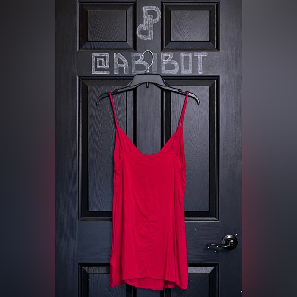Free People Hot Pink Slip Dress